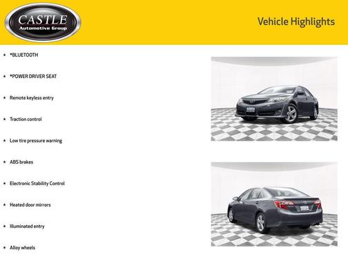 2012 Toyota Camry SE