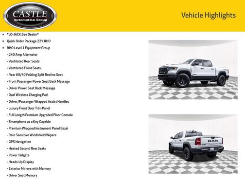 2026 RAM 1500 RHO Crew Cab 4x4 5'7' Box