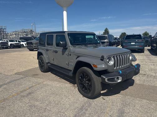 Sting-Gray Clearcoat 2023 Jeep Wrangler 4xe Sahara
