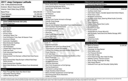 2017 Jeep Compass Latitude