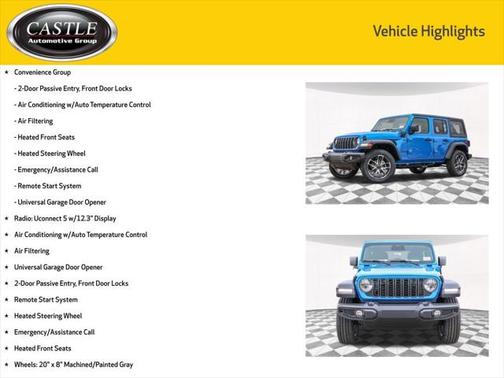 2025 Jeep Wrangler 4xe Sport S