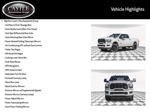 2025 RAM 2500 Big Horn Crew Cab 4x4 6'4' Box
