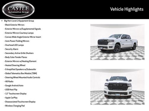 2026 RAM 1500 Big Horn/Lone Star