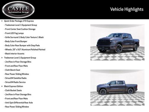Granite Crystal Metallic Clearcoat 2026 RAM 1500 Express