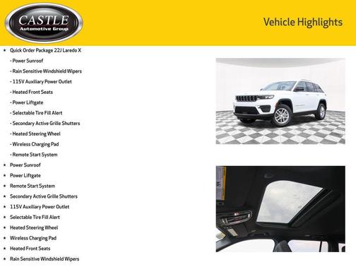 Bright White Clearcoat 2026 Jeep Grand Cherokee Laredo