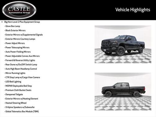 2025 RAM 2500 Big Horn Crew Cab 4x4 6'4' Box