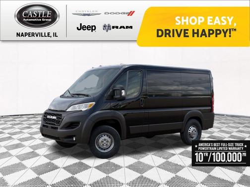 Black Clearcoat 2026 RAM ProMaster 1500 Low Roof