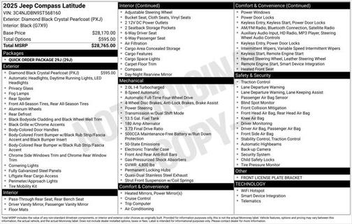 2025 Jeep Compass Latitude