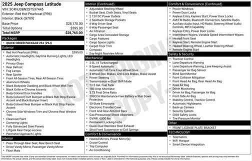 2025 Jeep Compass Latitude
