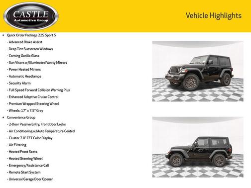 2026 Jeep Wrangler Sport S