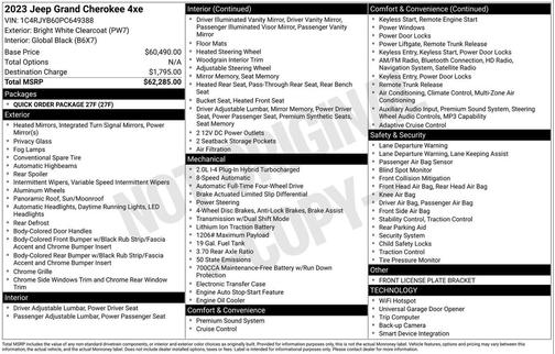 2023 Jeep Grand Cherokee 4xe Base