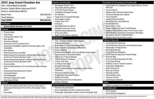 2023 Jeep Grand Cherokee 4xe Base