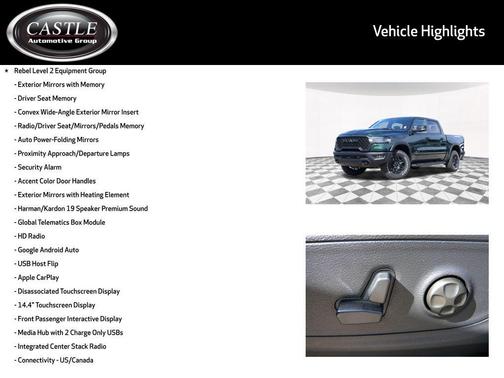 Serrano Green Metallic 2026 RAM 1500 Rebel