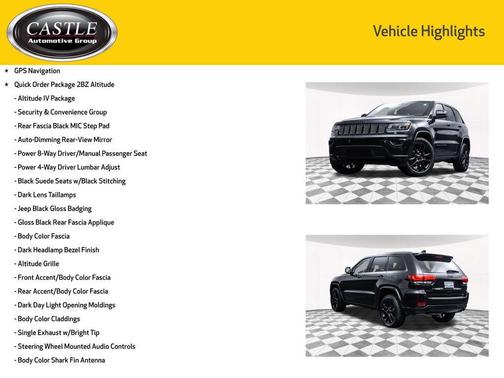 Diamond Black Crystal Pearlcoat 2019 Jeep Grand Cherokee Altitude