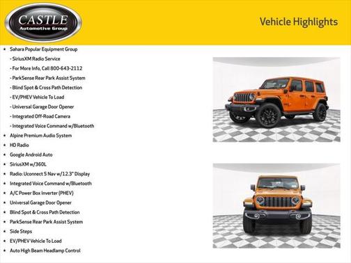 2025 Jeep Wrangler 4xe Sahara