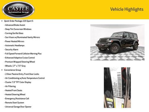 2026 Jeep Wrangler Sport S