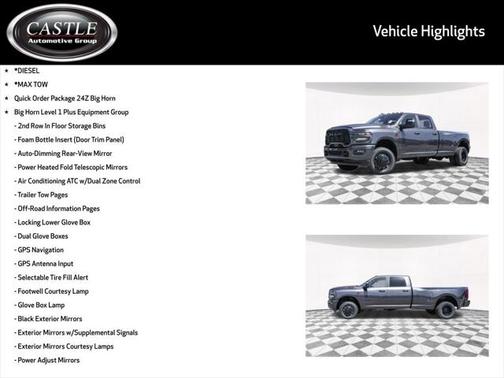 2025 RAM 3500 Big Horn Crew Cab 4x4 8' Box