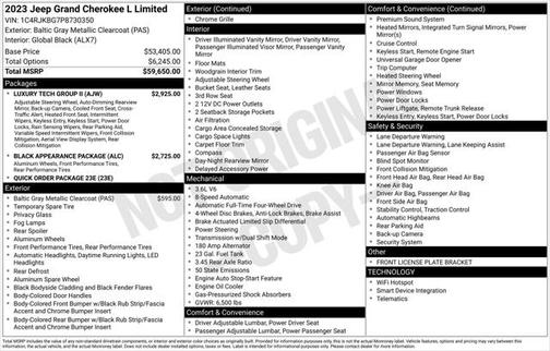 2023 Jeep Grand Cherokee L Limited