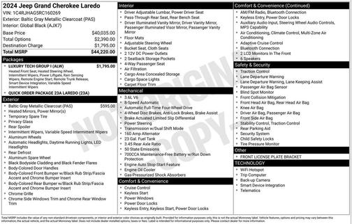 2024 Jeep Grand Cherokee Laredo