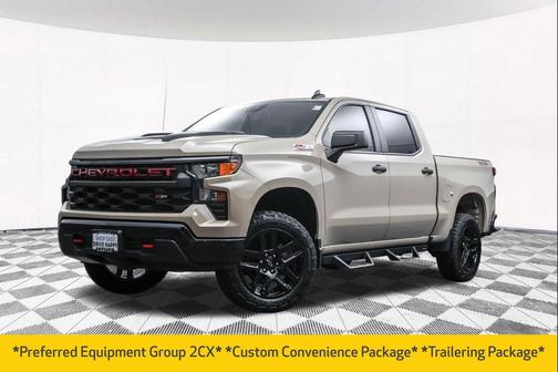 Sand Dune Metallic 2022 Chevrolet Silverado 1500 Custom Trail Boss