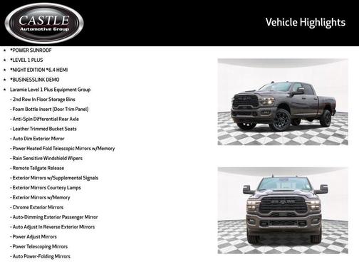 2025 RAM 2500 Laramie Crew Cab 4x4 6'4' Box