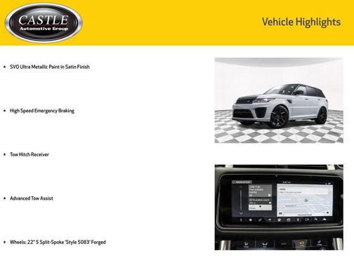 2022 Land Rover Range Rover Sport SVR