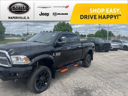 Brilliant Black Crystal Pearlcoat 2018 RAM 3500 Laramie Crew Cab 4x4 6'4' Box