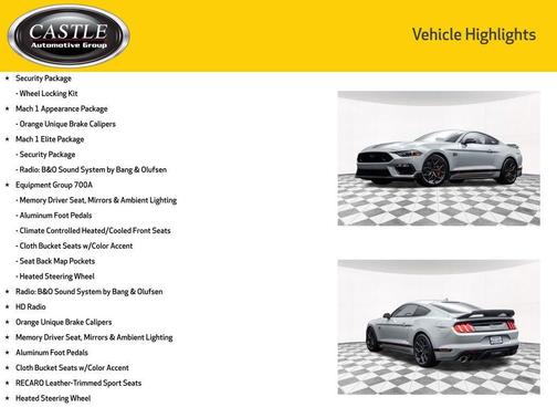 2022 Ford Mustang Mach 1 Fastback