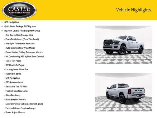 2025 RAM 2500 Big Horn Crew Cab 4x4 6'4' Box