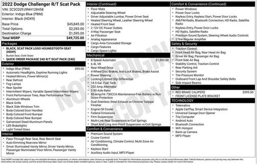 2022 Dodge Challenger R/T Scat Pack