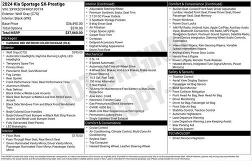2024 Kia Sportage SX-Prestige