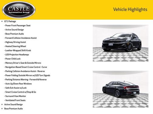 Ebony Black 2024 Kia K5 GT