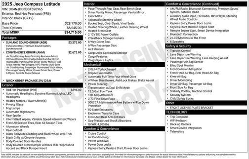2025 Jeep Compass Latitude