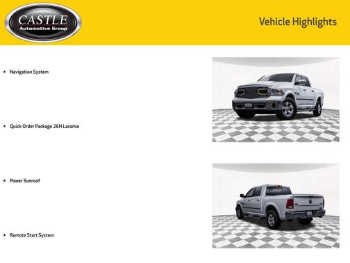 Bright White Clearcoat 2017 RAM 1500 Laramie