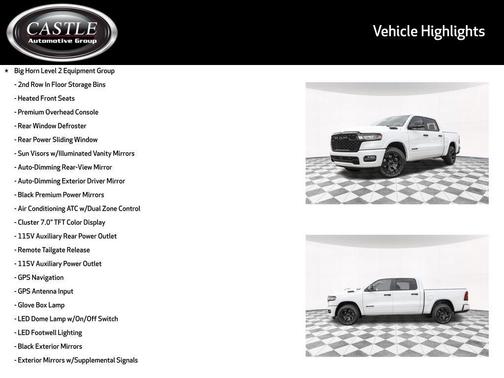 2026 RAM 1500 Big Horn/Lone Star