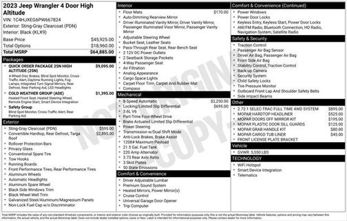 2023 Jeep Wrangler 4-Door High Altitude 4x4