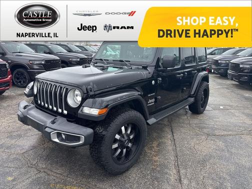 Black Clearcoat 2018 Jeep Wrangler Unlimited Sahara