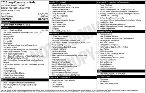 2025 Jeep Compass Latitude