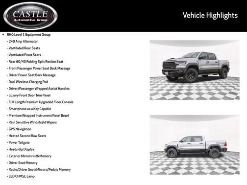 2026 RAM 1500 RHO Crew Cab 4x4 5'7' Box