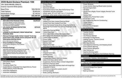 2020 Buick Enclave AWD Premium