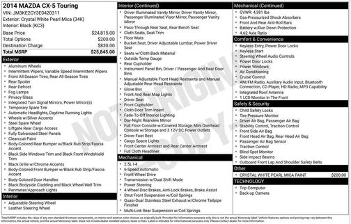 2014 Mazda CX-5 Touring