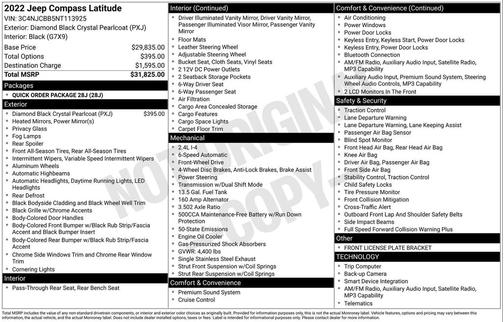 2022 Jeep Compass Latitude