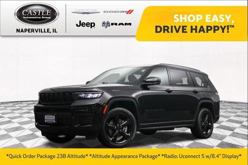 Diamond Black Crystal Pearlcoat 2023 Jeep Grand Cherokee L Altitude