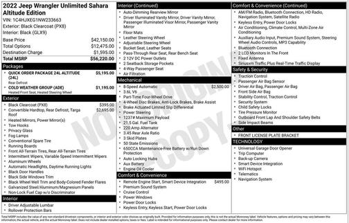 2022 Jeep Wrangler Unlimited Sahara