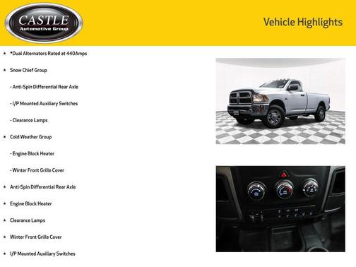2018 RAM 2500 Tradesman Regular Cab 4x4 8' Box