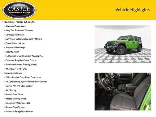 2025 Jeep Wrangler Sport S