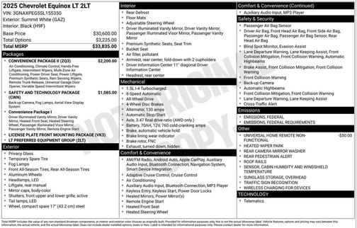 2025 Chevrolet Equinox 1LT