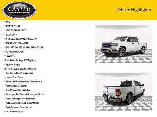 2023 RAM 1500 Big Horn/Lone Star