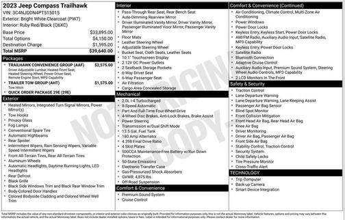 2023 Jeep Compass Trailhawk
