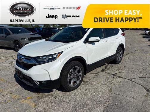 Platinum White Pearl 2019 Honda CR-V EX